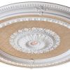 Blanco Round Chandelier Ceiling Medallion 47