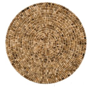 Wood Wall Art Round 60 Inch Diameter