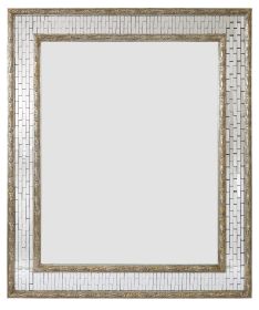 Silver Facet Mirror