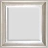 The Sterling Mirror 30X30 Silver with Champagne Wash