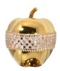 Rose Crystal and Gold Apple