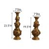 Golden Gardens 2 Piece Candleholder Set