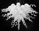 White Burst Chandelier