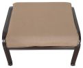 Savannah Outdoor Aluminum Ottoman