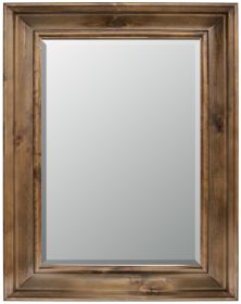 American Woodland Mirror 24x36 Wood Tone