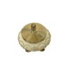 Pearl And Swirl Golden Keepsake Jewelry Box