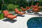 Chillounger Swivel Loungers and Side Table Set of 3 (KIT)