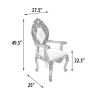 Platine Rococo Dining Arm Chair