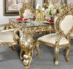 Platine Rococo Dining Table Set of 9 (KIT)