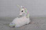 Unicorn Foal Resting Rainbow