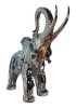 Mirrored Chrome Large Elephant Sculpture