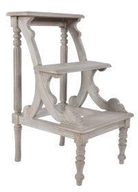 Mystique Gray Library Stepladder