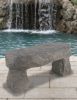 Simulated Rock Bench Settee