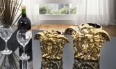 Medusa Vases Gold Set of 2