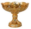 Grand Golden Pedestal Bowl