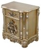 Platina Grand Carved Nightstand