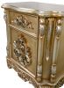 Platina Grand Carved Nightstand