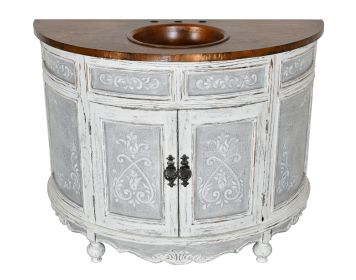 Cabo Blanco Peruvian Copper Top Vanity