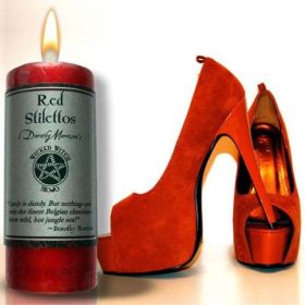 Coventry Creations Wicked Witch Mojo Red Stilettos Candle by Dorothy Morrision WWM-RS