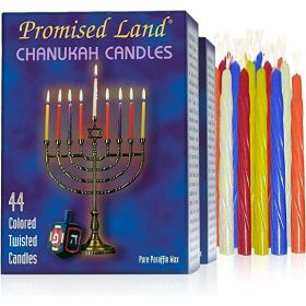 CANDLES CHANUKAH 44CT PROMISED LAND