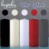 Hyoola 2 x 6 Black Unscented European Made Pillar Candles, Dripless Paraffin Wax with Smokeless Cotton Wicks, 4-Pack