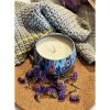 Soy Wax Candle in Tin Jar With Lid Island Nectar Clean Burn up to 25 Hours Handmade in USA Natural and Safe by Relaxcation 6 oz